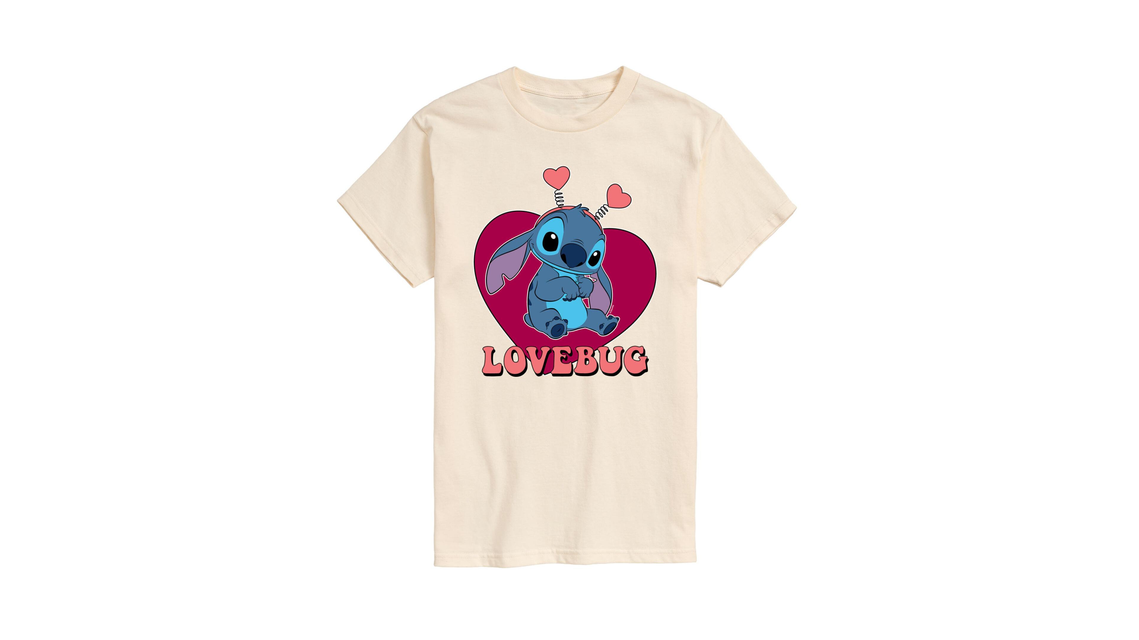 Airwaves Men's Lilo and Stitch Short Sleeve T-shirt