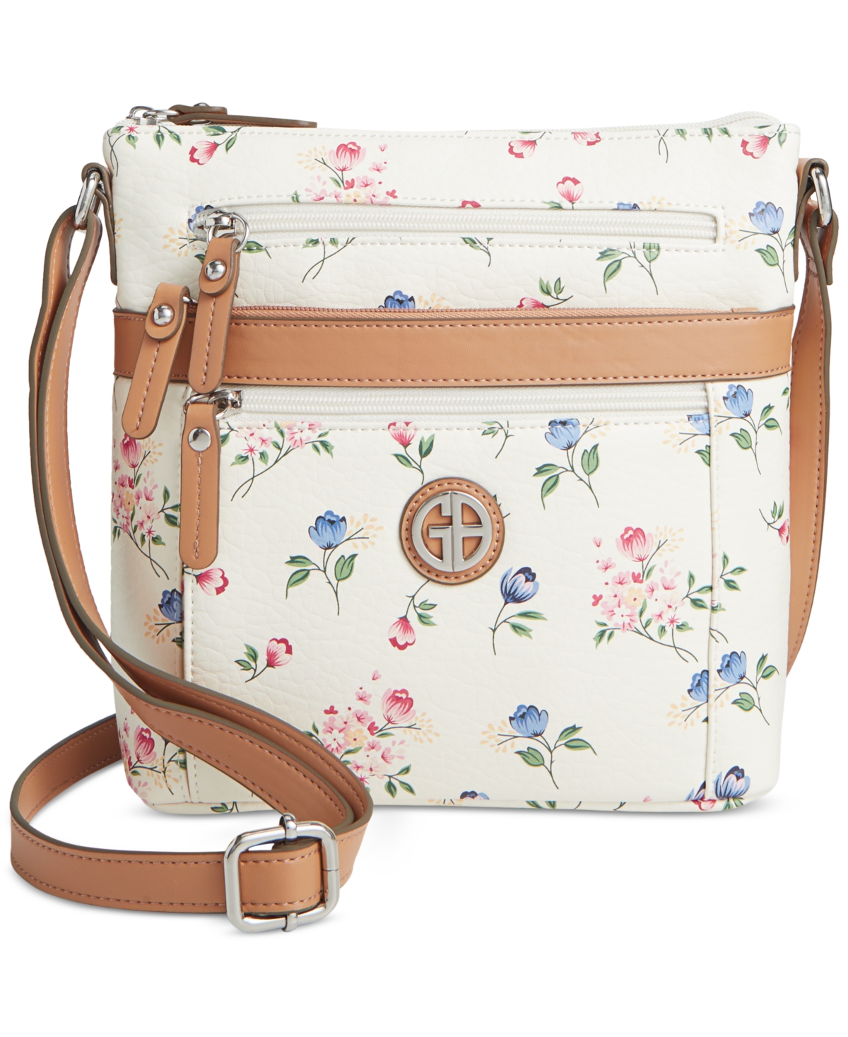 Pebble Floral Crossbody, Created for Macy's - Floral Print