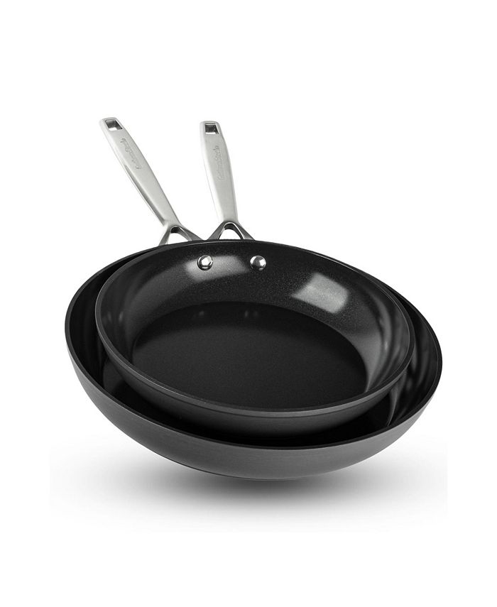 Gotham Steel Professional 2X Hard Anodized Ultra Ceramic 10" and 12