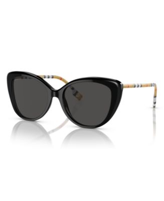 Burberry BE4407 Sunglasses Burberry Brown Gradient Cat Eye Ladies Sunglasses BE4407  main image 4