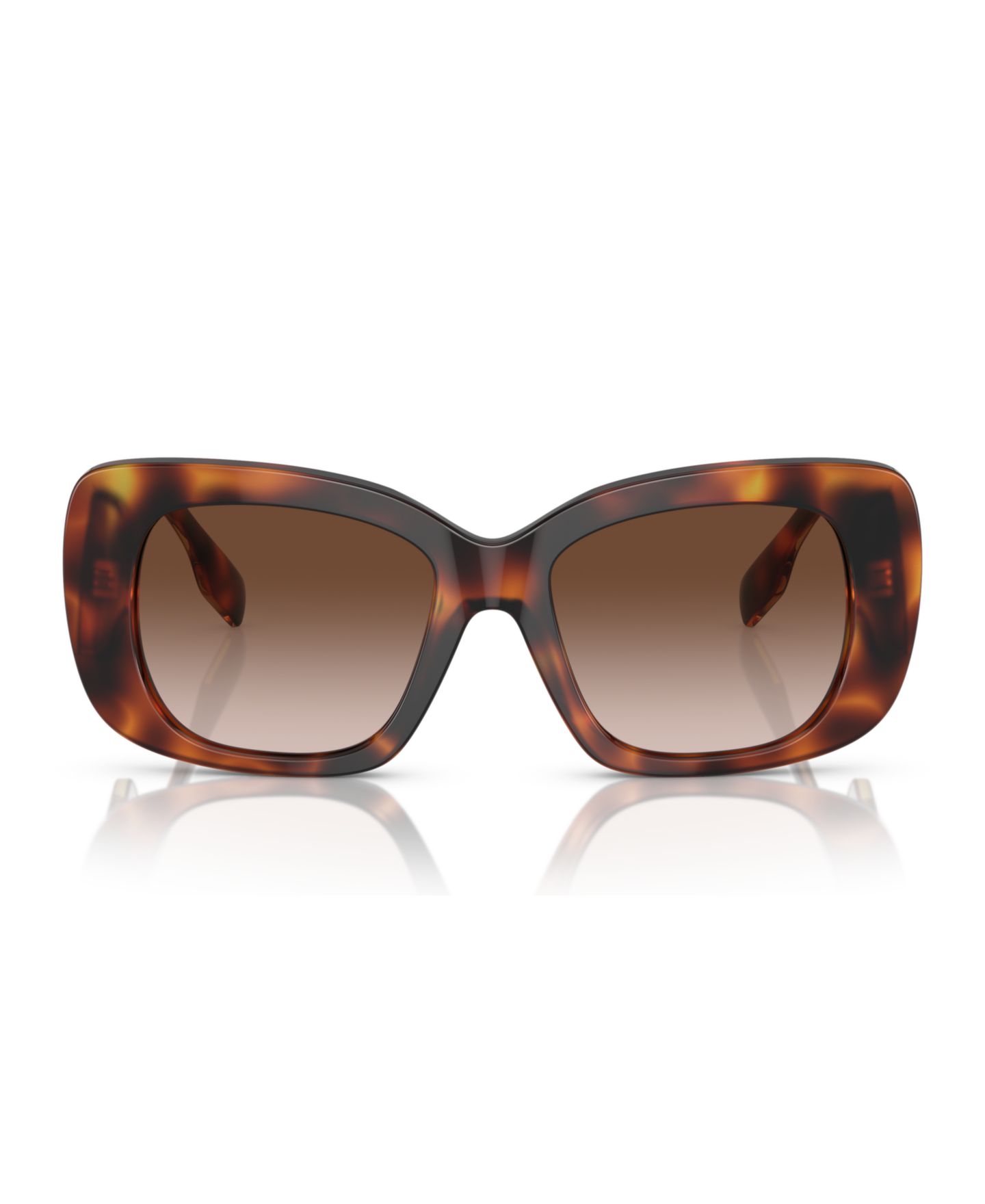 Женские солнцезащитные очки Burberry Sunglasses, Gradient BE4410, цвет: Светлый гавана — фото 2
