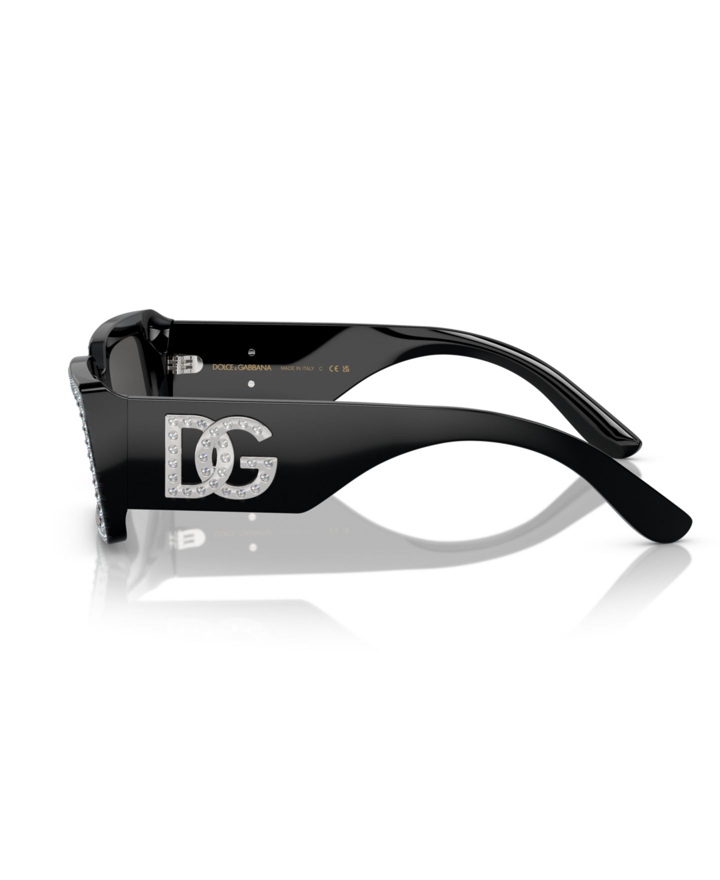 Женские солнцезащитные очки Dolce&Gabbana Sunglasses DG4447B, цвет: Чёрный — фото 5