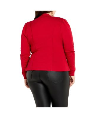 Plus Size Piping Praise Jacket