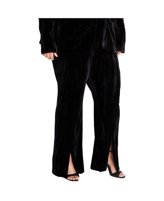 CITY CHIC Plus Size Crushed Pant - Macy's