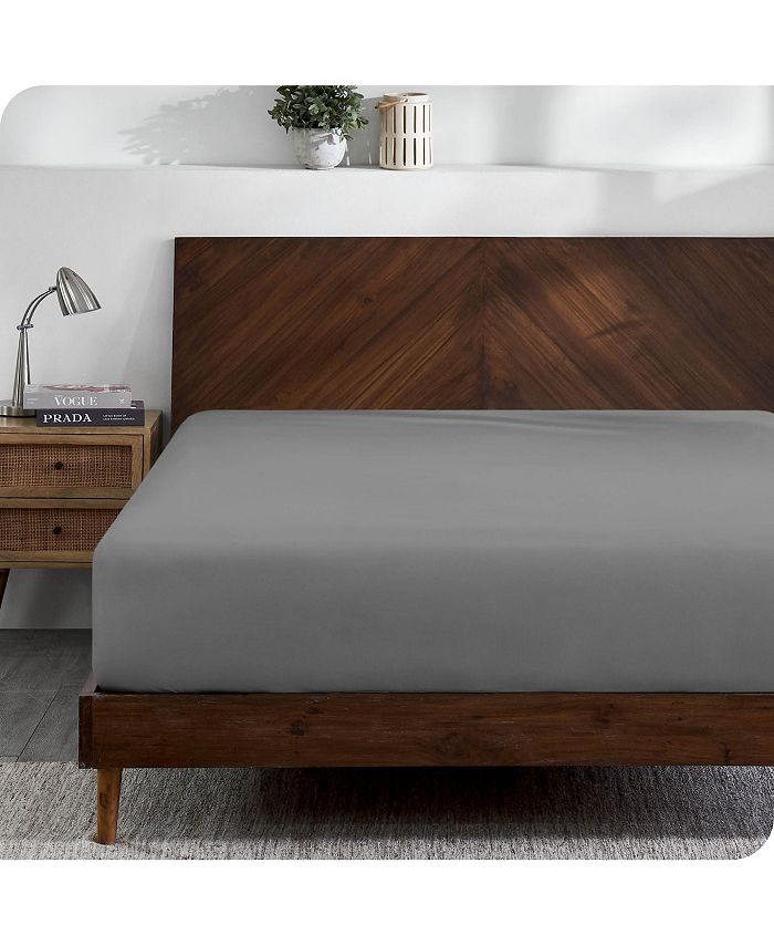 Bare Home Organic Cotton Jersey Fitted Sheet King Macy's
