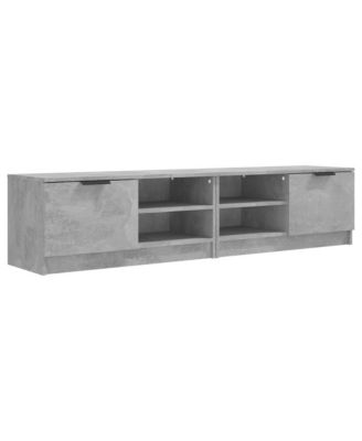 TV Stands 2 pcs Concrete Gray 31.5"x13.8"x14.4" Engineered Wood