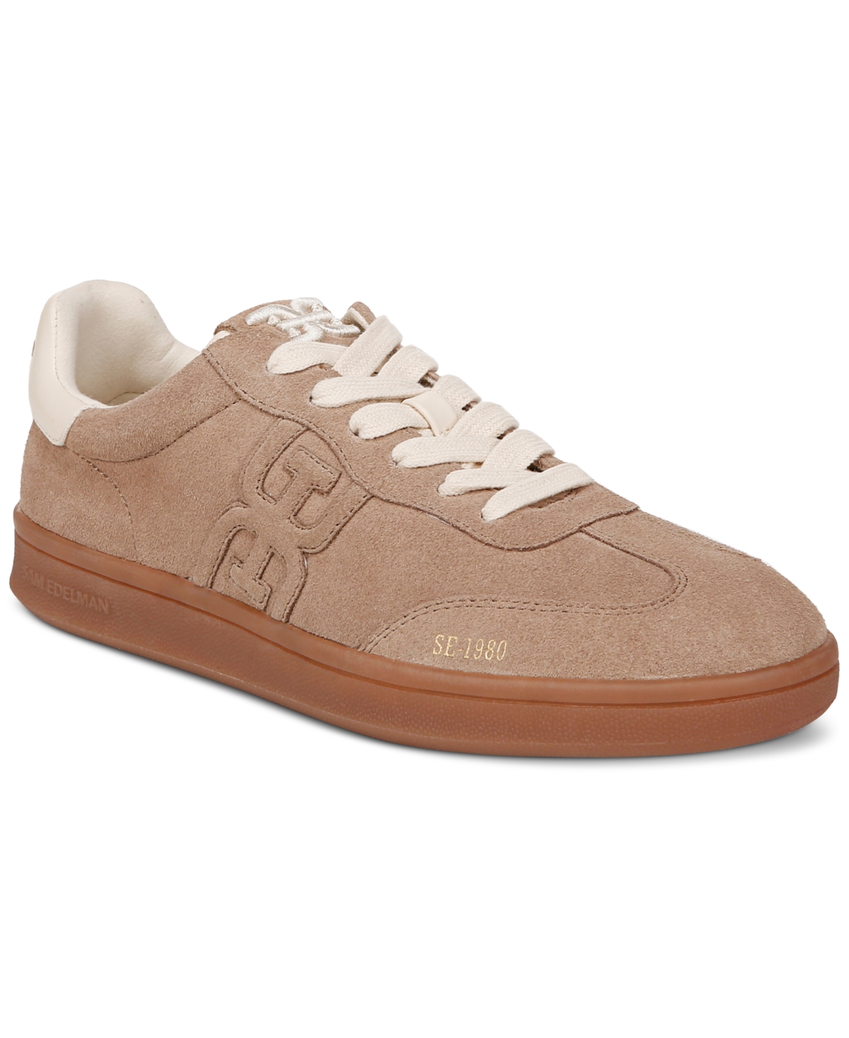 Shop Sam Edelman Women's Tenny Lace-up Low-top Sneakers In Taupe