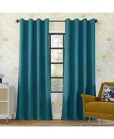 Oslo Theater Grade Extreme 100% Blackout Grommet Curtain Panel - Teal
