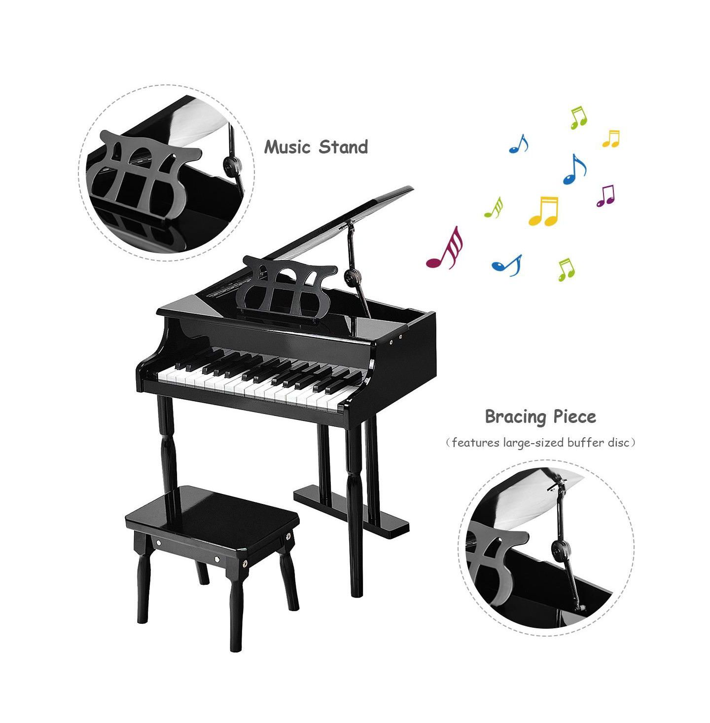 Детские игрушки SUGIFT Kids Beginner 30-Key Piano Keyboard, 3-Piece Set, Ages 3+ — фото 2