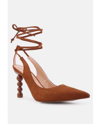 Womens Spiced Night Fantasy Heel Lace-Up Sandals