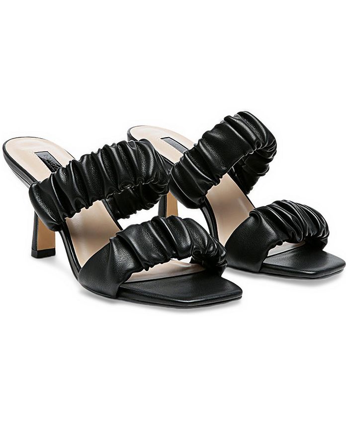 London Rag Women's Lady Lynn Gather Around Slip-On Heeled Sandals - Macy's