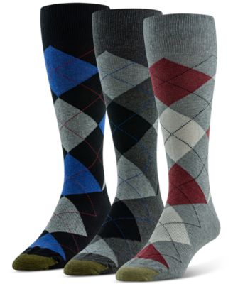 Gold Toe - Men's Carlyle Argyle Socks - 3 pk.