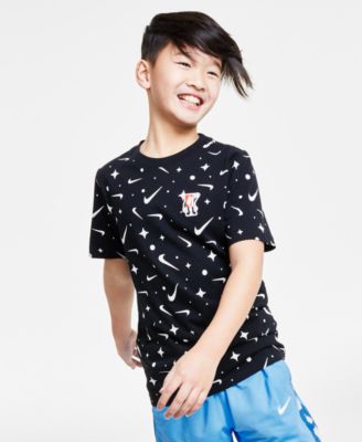 Nike - Big Kids Sportswear Printed Crewneck T-Shirt