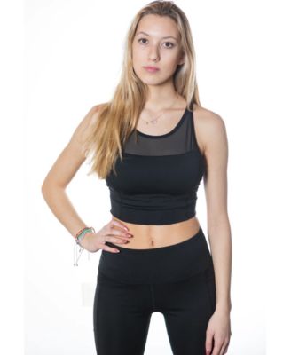 Mesh Sports Bra Top