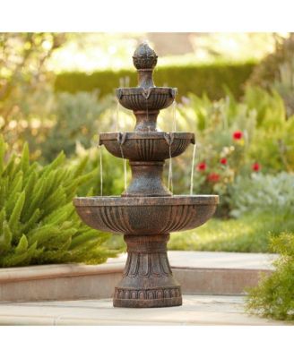 John Timberland Italian Outdoor Floor Water Fountain 43