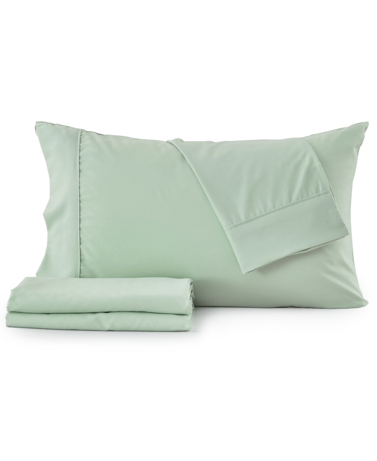 Premium Comforts Rayon From Bamboo Blend Crease-resistant 4 Piece Sheet Set, Queen In Sage