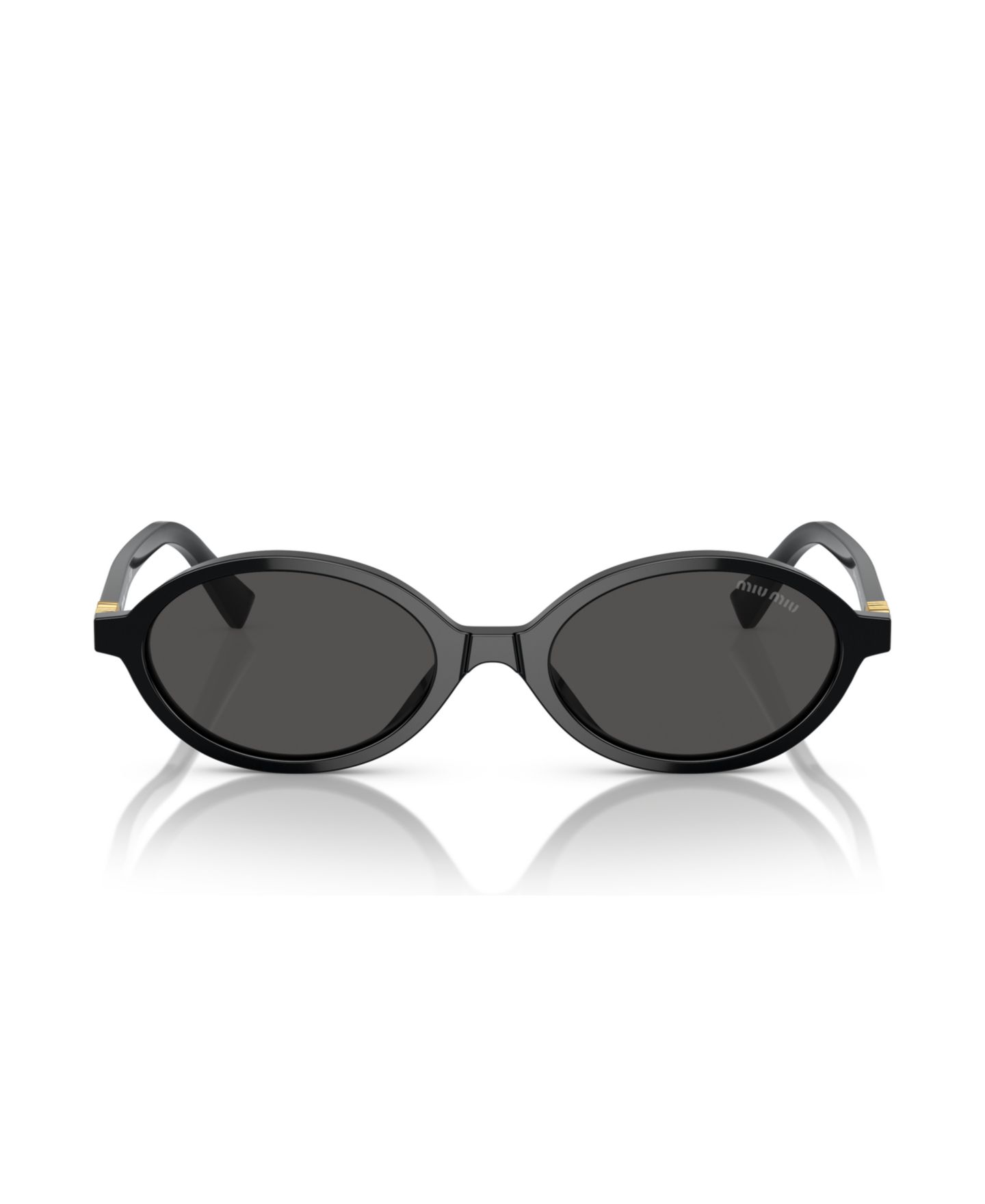 Женские солнцезащитные очки MIU MIU Sunglasses MU 04ZS, цвет: Чёрный — фото 2
