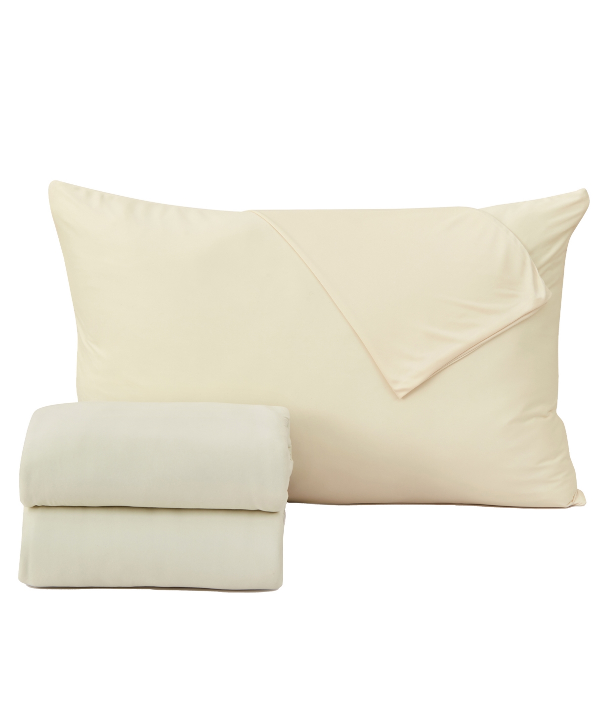 Premium Comforts Performance Cooling Super Soft Polyester 3 Piece Sheet Set, Twin In Natural