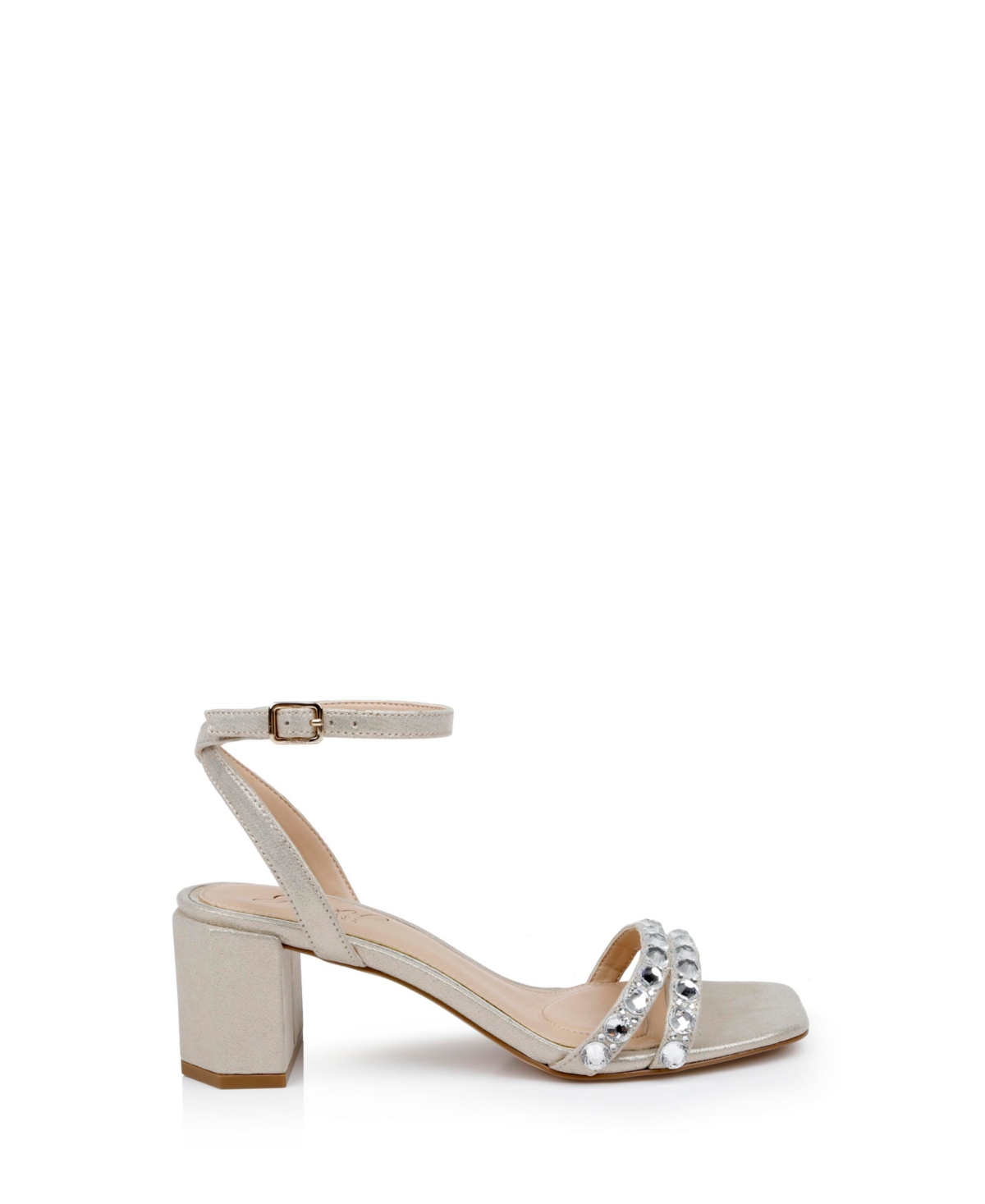 Jewel Badgley Mischka Women's Honor Block Heel Evening Sandals