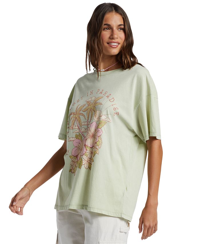 Roxy Juniors' Hibiscus Paradise T-Shirt - Macy's