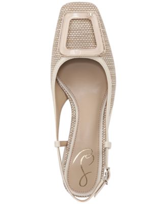 Women's Tracie Buckled Slingback Block-Heel Pumps