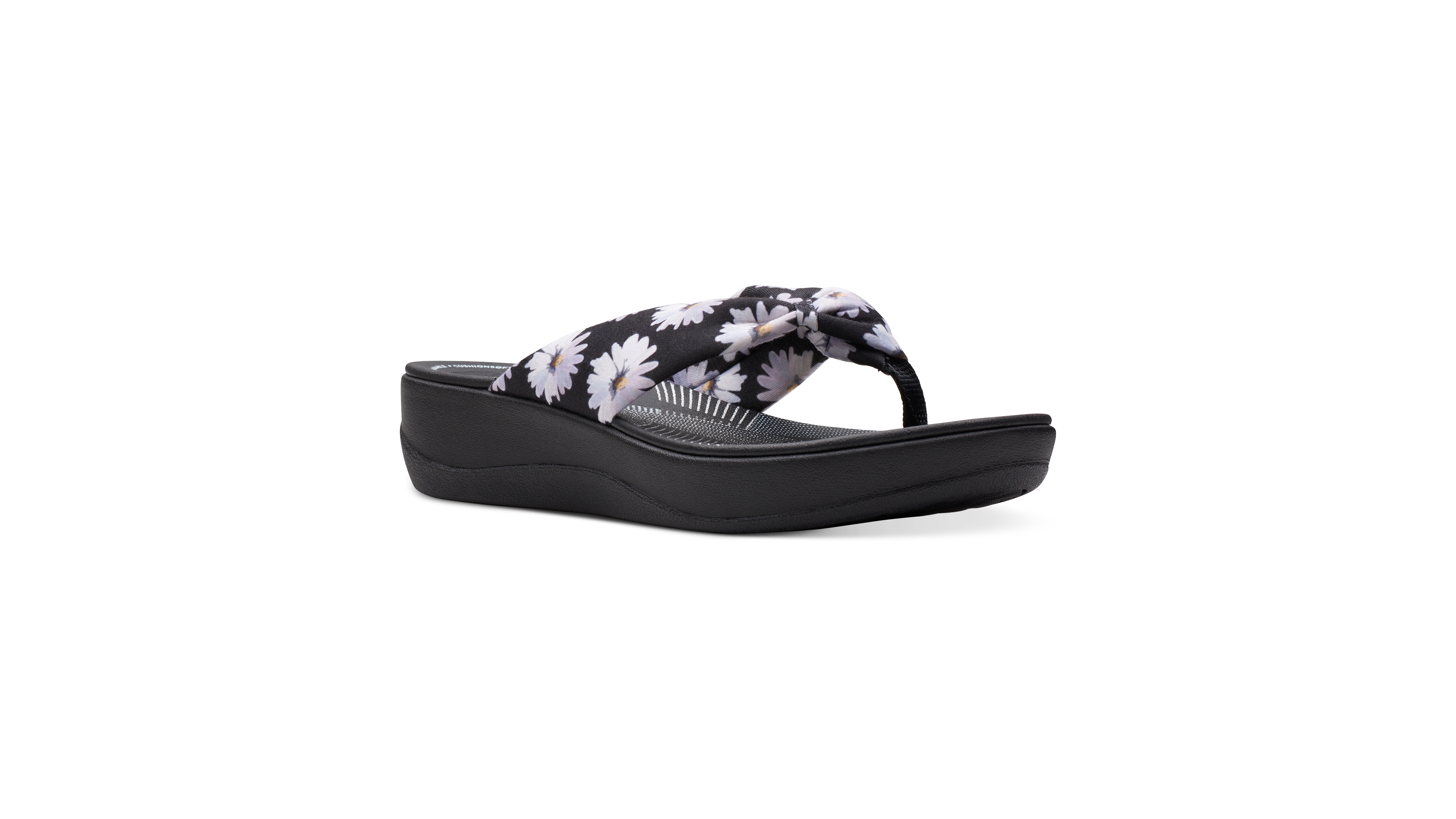 Clarks Women's Arla Glison Slip-On Platform Wedge Sandals