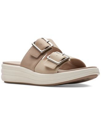 Women's Drift Buckle Slip-On Slide Wedge Sandals