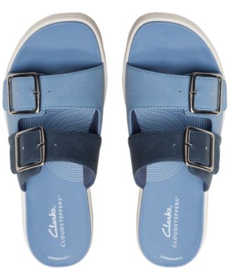 Women's Drift Buckle Slip-On Slide Wedge Sandals