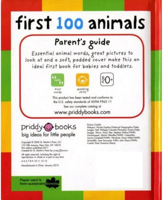 First 100 Animals by Roger Priddy