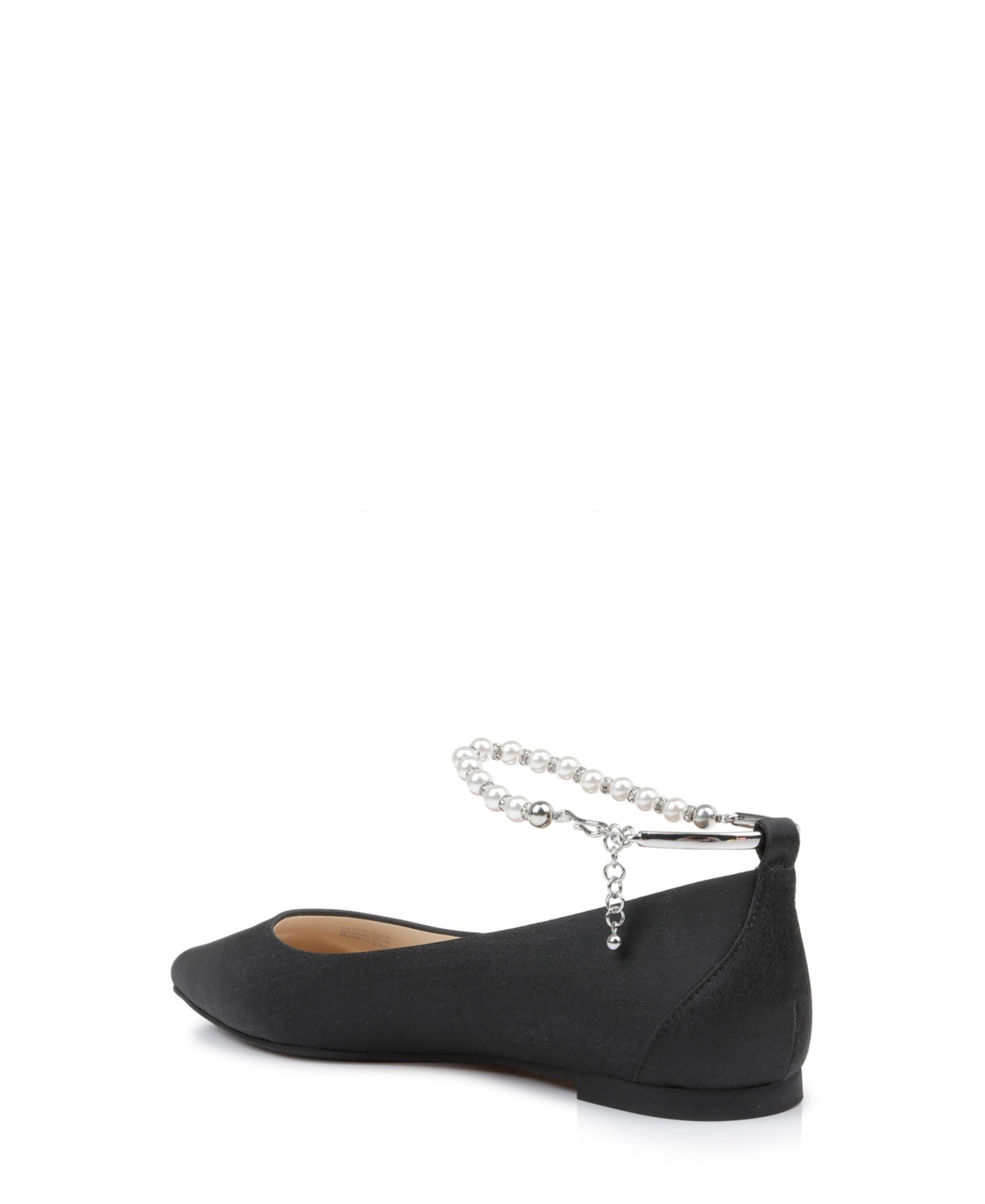 Badgley Mischka Women's London Ankle Chain Evening Ballet Flats