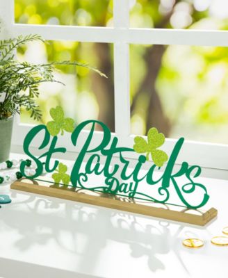 16" L St. Patrick's Metal Table Decor