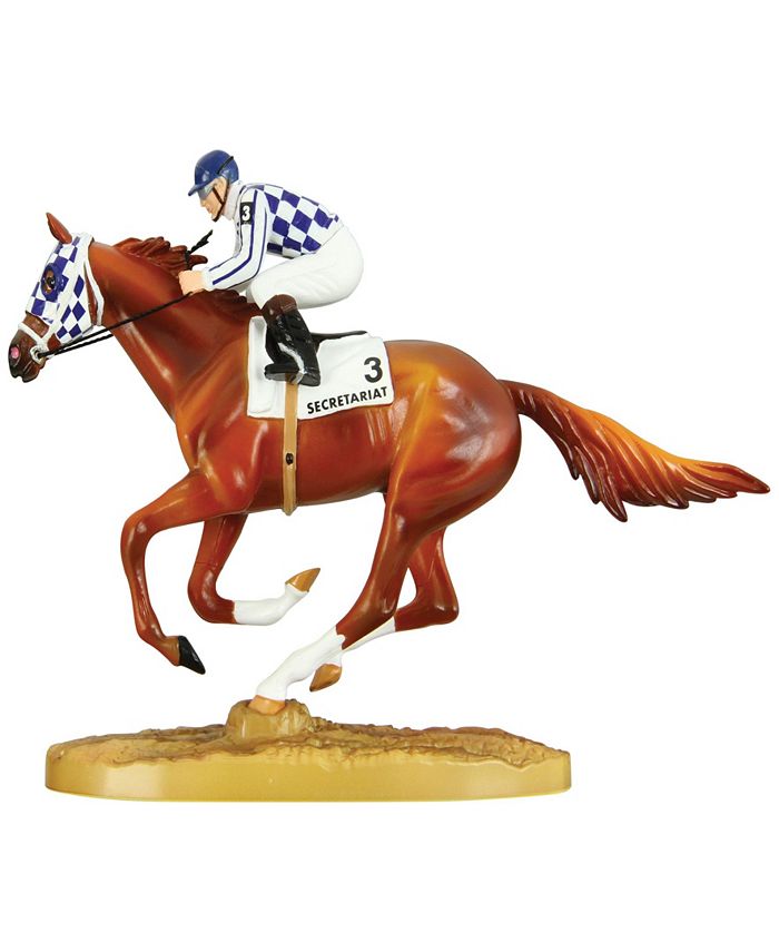 BREYER Horse Triple Crown Winner Secretariat and Jockey Figurine Macy's