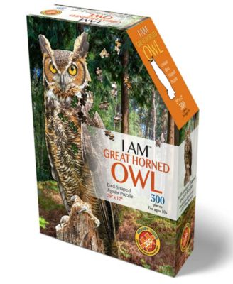 Madd Capp Games I Am Great Horned Owl Puzzle - Macy's