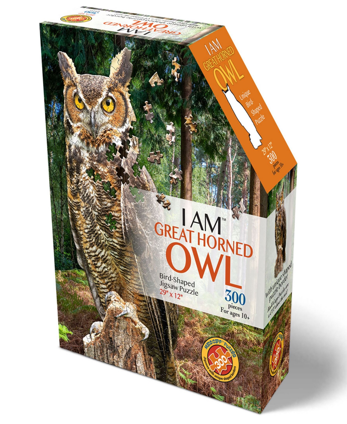 Madd Capp Games I Am Great Horned Owl Puzzle In Multi