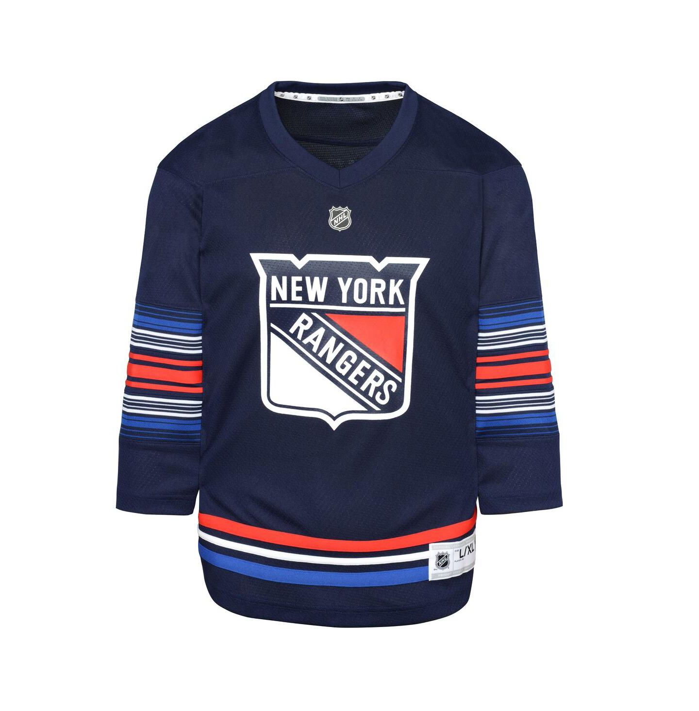 Детская джерси Outerstuff New York Rangers Alternate Replica, цвет тёмно-синий — фото 2