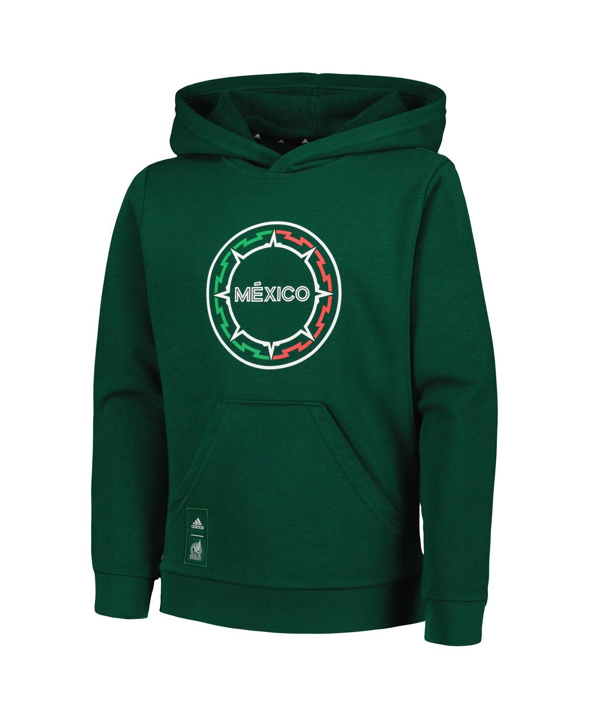 Big Boys adidasMexico National Team Pullover Hoodie - Green