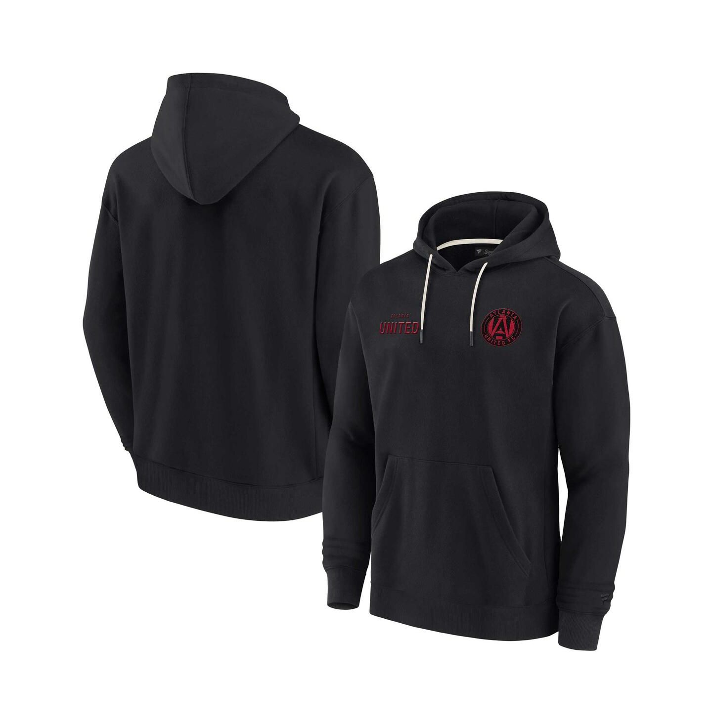 Худи Fanatics Signature Black Atlanta United FC Super Soft Fleece Pullover — фото 1