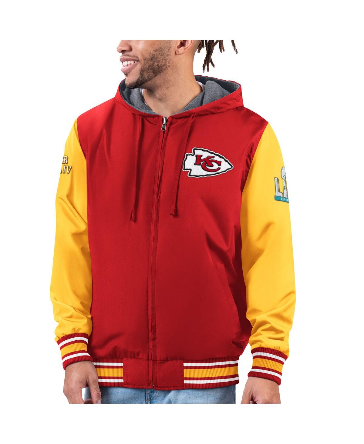 Men's G-iii Sports by Carl Banks Red, Gold Kansas City Chiefs Commemorative Reversible Full-Zip Jacket - Red, Gold
