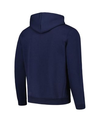 Men's Navy West Virginia Mountaineers Sunrise Pullover Hoodie