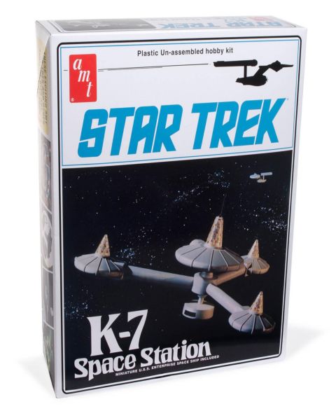 Детский конструктор Round 2 Star Trek K-7 Space Station 1/7600 Scale 29-Piece Building Set, Ages 14+