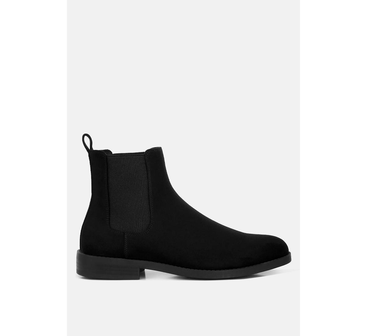 Womens nitro micro suede chelsea boots - Black
