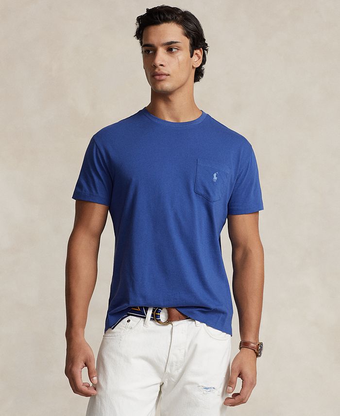 Polo Ralph Lauren Men's Classic-Fit Jersey Pocket T-Shirt - Macy's