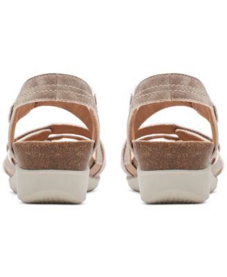 Women's Calenne Clara Strappy Wedge Sandals
