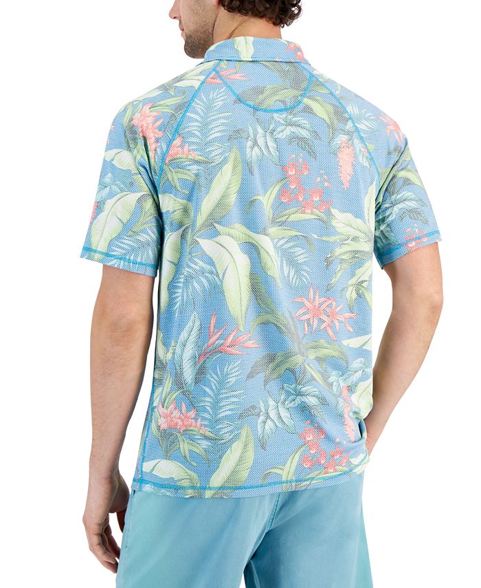 Tommy Bahama Men's Lush Hour Floral Polo Shirt - Macy's
