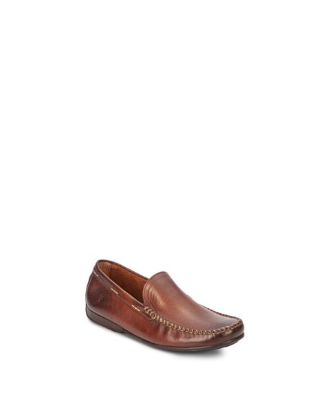 Мужские туфли Frye Lewis Venetian Slip On Driving Loafer, цвет: Коньячный