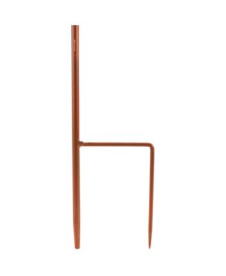 25.5" Easter Egg Hunt and Rabbit Trail Outdoor Metal Spring Yard Stake