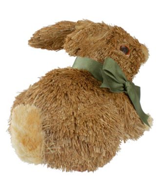 7" Sisal Rabbit Easter Figure