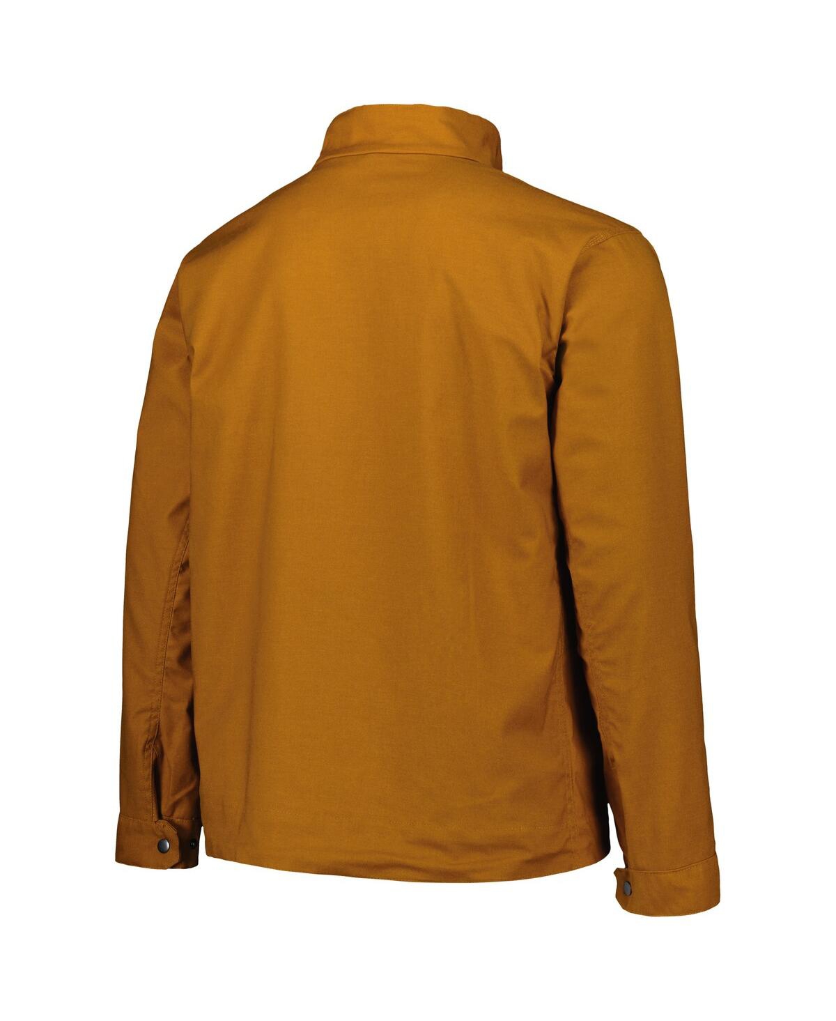 Men's DunbrookeLos Angeles Rams Journey Workwear Tri-Blend Full-Zip Jacket - Tan