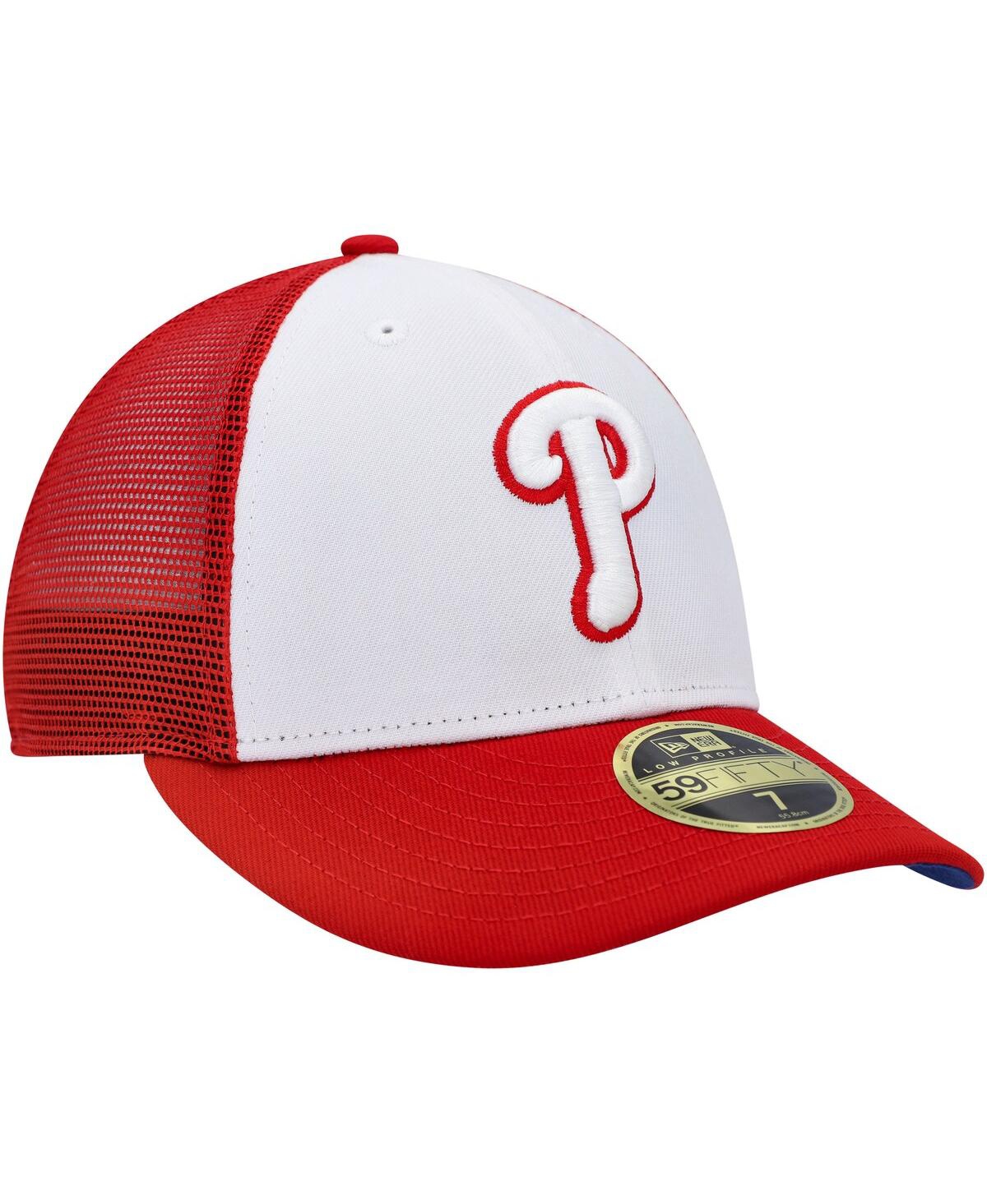 Men's New Era Red Philadelphia Phillies 2023 On-Field Batting Practice Low Profile 59FIFTY Fitted Hat - Red