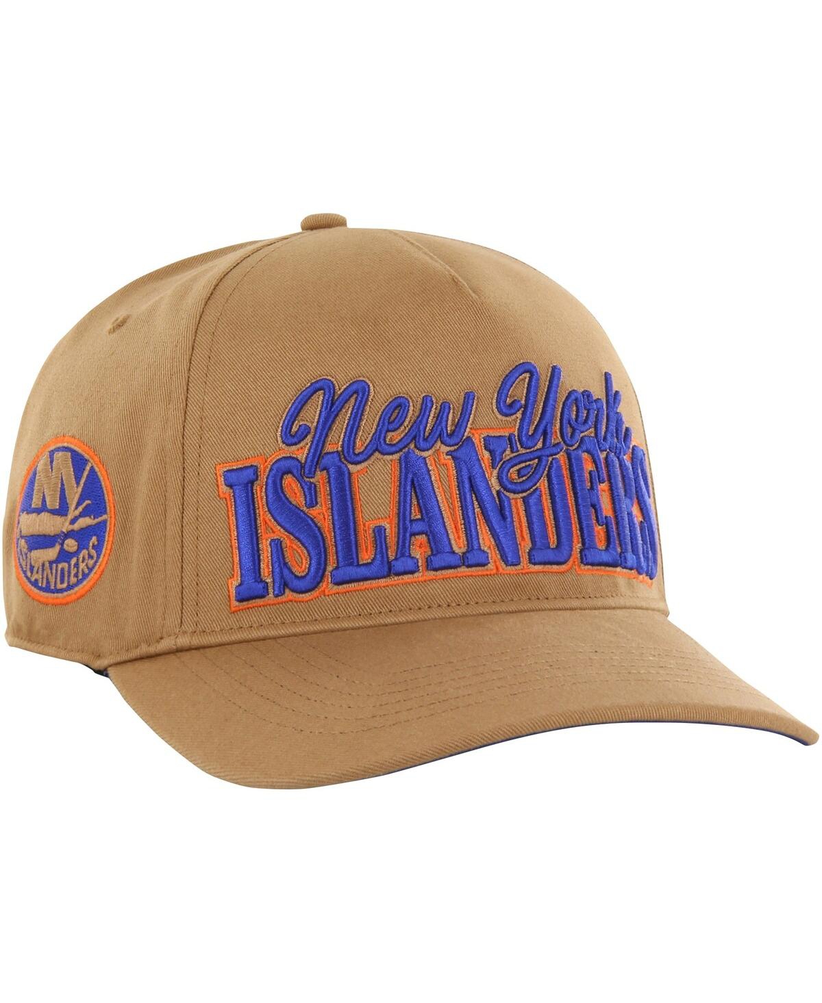 47 Brand Men's ' Tan New York Islanders Barnes Hitch Adjustable Hat In Brown